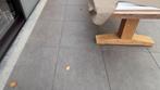 tegels terras grijs 60x60x2, Tuin en Terras, Tegels en Klinkers, Ophalen, Gebruikt, Keramiek, 10 m² of meer