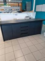 Kast bureau zwart 240cm, Ophalen, Gebruikt