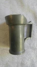 Vintage Deco Briquet aansteker Deciliter tin zinn 96 %  gaz, Briquet, Utilisé, Enlèvement ou Envoi