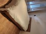 bed 140 * 200 cm, Huis en Inrichting, Slaapkamer | Bedden, Ophalen, Gebruikt, Bruin, 140 cm
