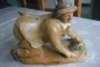 Curiosa, uniek houten beeldje., Antiek en Kunst, Ophalen