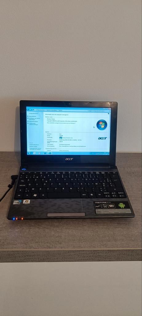 Acer Aspire One netbook – Intel Atom N450, Computers en Software, Windows Laptops, Gebruikt, 10 inch of minder, HDD, Minder dan 2 Ghz