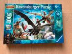 Ravensburger puzzel Draken 100 XXL stukjes, Kinderen en Baby's, Ophalen of Verzenden, Zo goed als nieuw