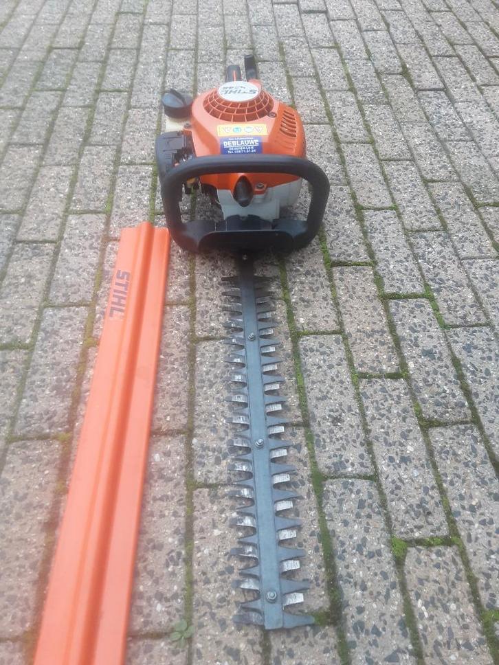 Stihl heggenschaar, Tuin en Terras, Heggenscharen, Gebruikt, Benzine, Ophalen