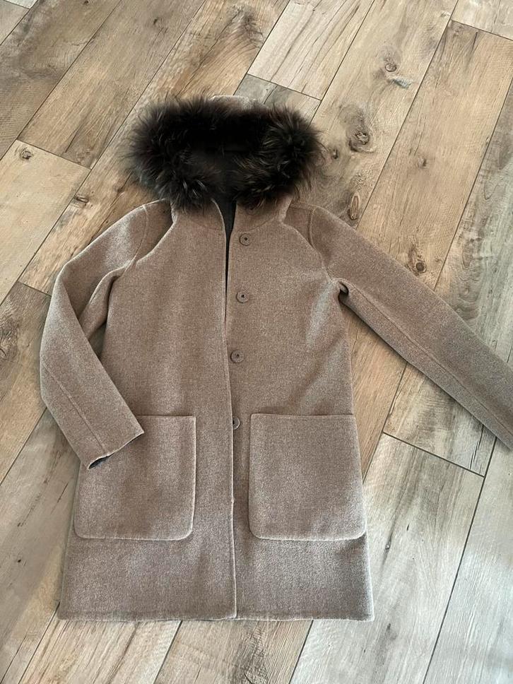 Prachtige mantel van Oakwood Suite xs, Kleding | Dames, Jassen | Winter, Gedragen, Maat 34 (XS) of kleiner, Beige, Ophalen of Verzenden