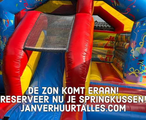 Springkasteel huren voordelig! Turnhout, Ravels, Weelde,, Hobby en Vrije tijd, Feestartikelen | Verhuur, Zo goed als nieuw, Ophalen