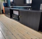 Zwart tv meubel Besta combinatie (Ikea), Ophalen, Zo goed als nieuw