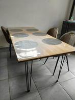 Industriële Eettafel - Eetkamertafel perfecte staat., Ophalen, Zo goed als nieuw, 200 cm of meer, 50 tot 100 cm