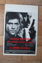 filmaffiche Lethal Weapon 1987 Mel Gibson filmposter, Verzamelen, Posters, Rechthoekig Staand, Ophalen of Verzenden, Zo goed als nieuw