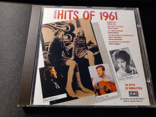 Hits originaux de 1961 - Cd = Mint, CD & DVD, CD | Pop, Comme neuf, 1960 à 1980, Enlèvement ou Envoi