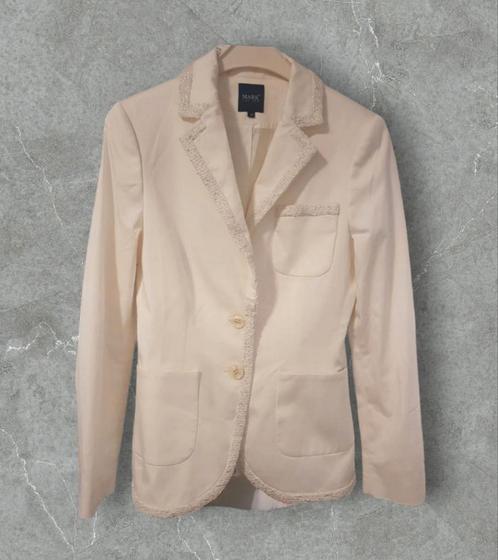 Blazer MARK Van Der taille 36 en parfait état 🕊🕊, Vêtements | Femmes, Vestes & Costumes, Neuf, Manteau, Taille 36 (S), Blanc