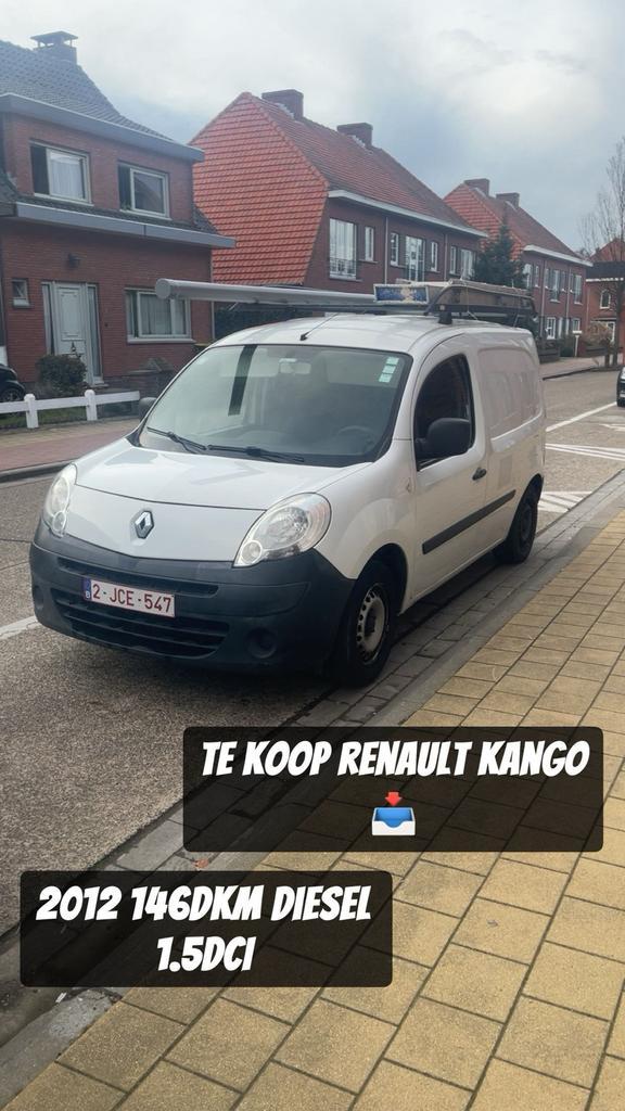 Renault kangoo, Autos, Renault, Particulier, Kangoo, Diesel, 4 portes, Boîte manuelle, Blanc, Noir, Tissu, Entretenue par le concessionnaire
