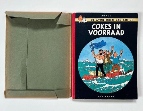 Kuifje - Cokes in voorraad 1e druk 1958 - Hergé, Boeken, Stripverhalen, Gelezen, Eén stripboek, Ophalen of Verzenden