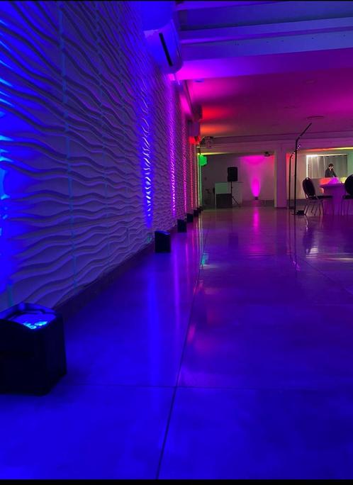Pars Leds sur Batterries 6X18W Rgbwa+ uv, Muziek en Instrumenten, Licht en Laser, Zo goed als nieuw, Ophalen