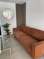 Zetel 4-zit cognac Juntoo, Ophalen, 250 tot 300 cm, Gebruikt, 75 tot 100 cm