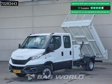 Iveco Daily 35C16 3.0L Open Laadbak Dubbel Cabine met Kist D beschikbaar voor biedingen