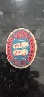 Oud bieretiket campus pale Ale br het Sas ecluse, Verzamelen, Biermerken, Ophalen of Verzenden, Zo goed als nieuw
