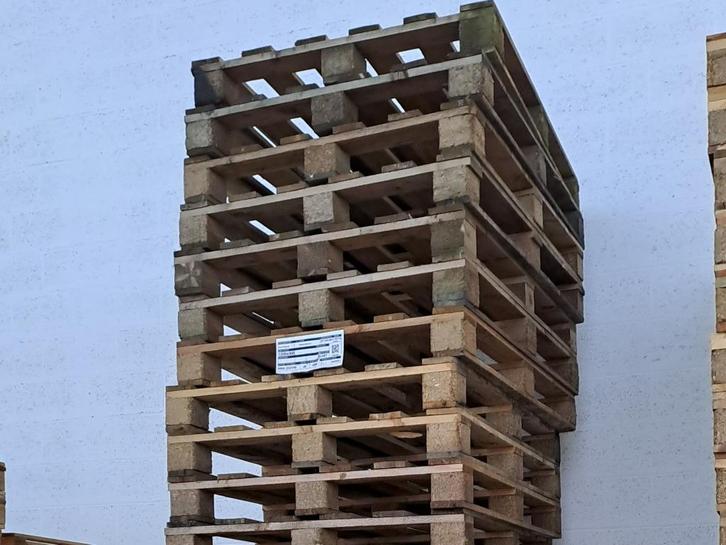 Palette 120 x 90 demi-lourde, Doe-het-zelf en Bouw, Hout en Planken, Gebruikt, Pallet, Minder dan 200 cm, Ophalen of Verzenden
