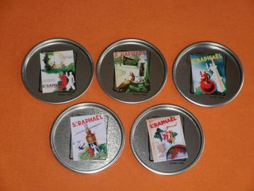 5 SOUS - VERRES  ** ST RAPHAEL ** beschikbaar voor biedingen