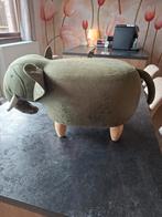 Joli pouf, Maison & Meubles, Enlèvement ou Envoi, Comme neuf, Tissus, Moins de 50 cm