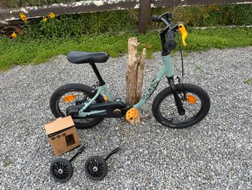 2in1 Fiets BTWIN DISCOVER 900 ( Fiets en loopfiets), Fietsen en Brommers, Ophalen, B-twin, Zijwieltjes, Minder dan 16 inch