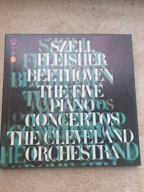 Leon Fleisher : 5 pianoconcertos Beethoven, Cd's en Dvd's, Cd's | Dance en House, Zo goed als nieuw, Ophalen of Verzenden