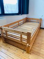 Eénpersoonsbed met schuif, Huis en Inrichting, Ophalen, Gebruikt, 90 cm, Eenpersoons