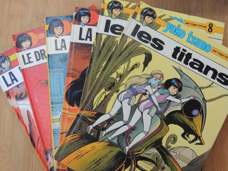 6 BD YOKO TSUNO DE FOTO'S/BESCHRIJVING LOT/STUK, Boeken, Stripverhalen, Gelezen, Complete serie of reeks, Ophalen of Verzenden
