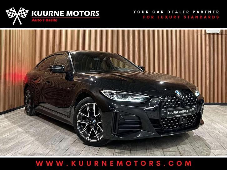 BMW 4 Serie 420 i GC M Pack Alu18"/Leder/Carplay/Cam *1j gar, Auto's, BMW, Te koop, 4 Reeks, ABS, Achteruitrijcamera, Airbags