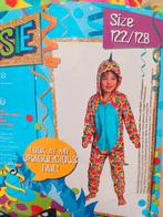 Onesie verkleedpak kleurrijke Draak maat 122-128, Enlèvement, Comme neuf, 122 à 128, Garçon ou Fille