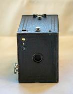 Kodak Brownie N2 met lederen tas, Ophalen of Verzenden, Gebruikt, Kodak