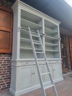 Massieve boekenkast/bibliotheekkast (GRATIS LEVERING), Ophalen of Verzenden, Zo goed als nieuw