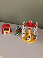 Playmobil vintage speeltuin draaimolen + huisje + 10 mannen, Ophalen of Verzenden