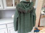 Dames jas met kap weinig gedragen met kleur Kaki, ANDERE, Maat 42/44 (L), Ophalen of Verzenden, Zo goed als nieuw