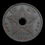 Munt / Belgisch Congo / 10 Centiemen / 1894 / 150.000 Ex., Ophalen of Verzenden, Losse munt