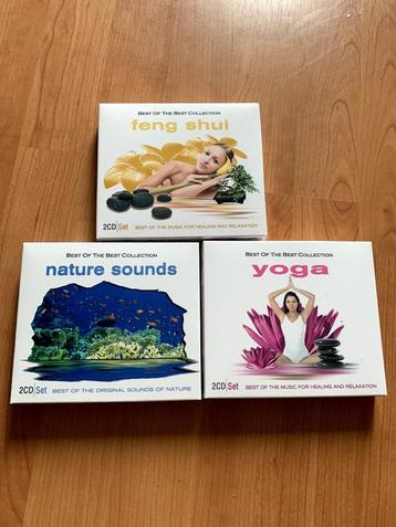 CD (6x) yoga, feng shui, nature beschikbaar voor biedingen