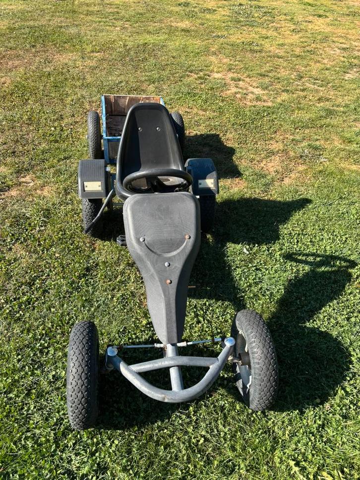 go-kart met luchtbanden + gratis kar, Kinderen en Baby's, Speelgoed | Buiten | Skelters, Gebruikt, Overige merken, Met kar of aanhanger