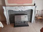 Witte marmeren schouw, Huis en Inrichting, Haarden, Ophalen, Zo goed als nieuw, Overige soorten