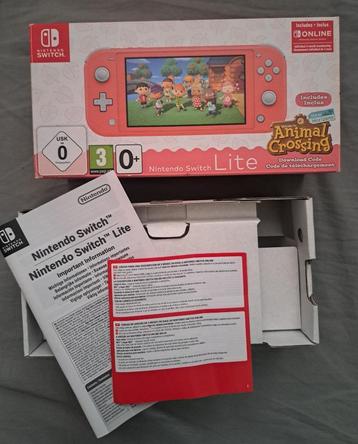 Boîte Nintendo Switch Lite beschikbaar voor biedingen