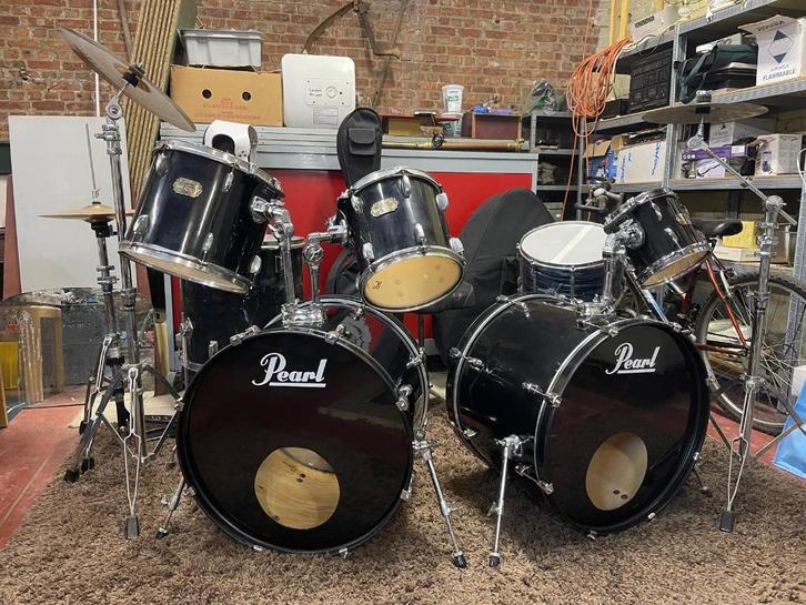 Drumstel Pearl -- Trak, Muziek en Instrumenten, Drumstellen en Slagwerk, Gebruikt, Pearl, Ophalen of Verzenden