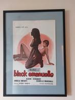 Poster black Emanuelle in kader, Ophalen of Verzenden, Gebruikt