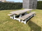Tuintafel met banken (Bristol), Ophalen, Gebruikt, Rechthoekig, Overige materialen
