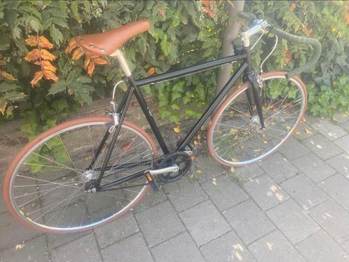 ☑️Herenfiets 28Inch+Single Speed+RetroLook+Frame 56Cm☑️, Fietsen en Brommers, Fietsen | Oldtimers, Ophalen