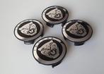 Zwarte Jaguar Naafdoppen /Naafkappen 59mm Set van 4 stuks, Verzenden, Nieuw