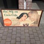 Oude Coca Cola reclamebord, Reclamebord, Gebruikt, Ophalen of Verzenden