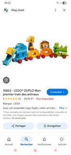 Lego duplo avion, bateau Mickey, train animaux et zoo, Ophalen, Gebruikt, Overige merken