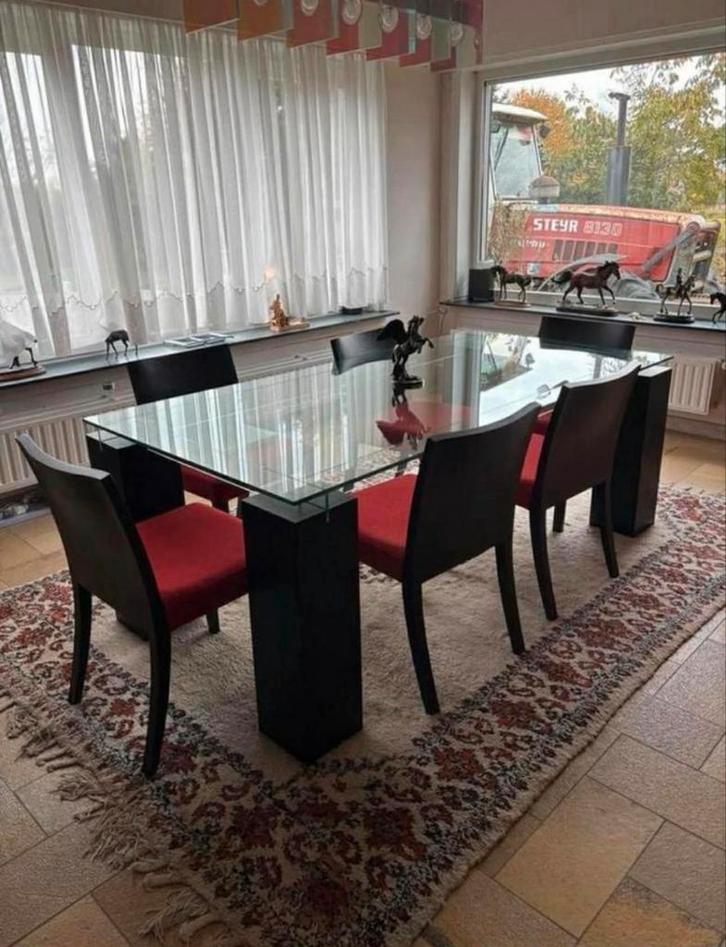 Table, 6 chaises et buffet 'Roche Bobois', Maison & Meubles, Mobilier complet, Enlèvement