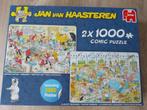 2 Puzzels Jan Van Haasteren, Ophalen, 500 t/m 1500 stukjes, Zo goed als nieuw, Legpuzzel