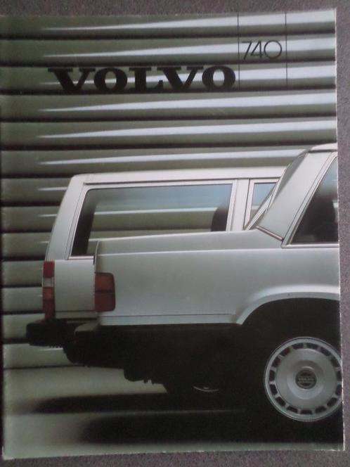 Volvo 740 Berline & Estate 1986 Brochure, Boeken, Auto's | Folders en Tijdschriften, Volvo, Verzenden