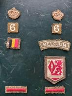 ZELDZAME set 6e Brigade Deynze, Ophalen of Verzenden, Landmacht, Embleem of Badge